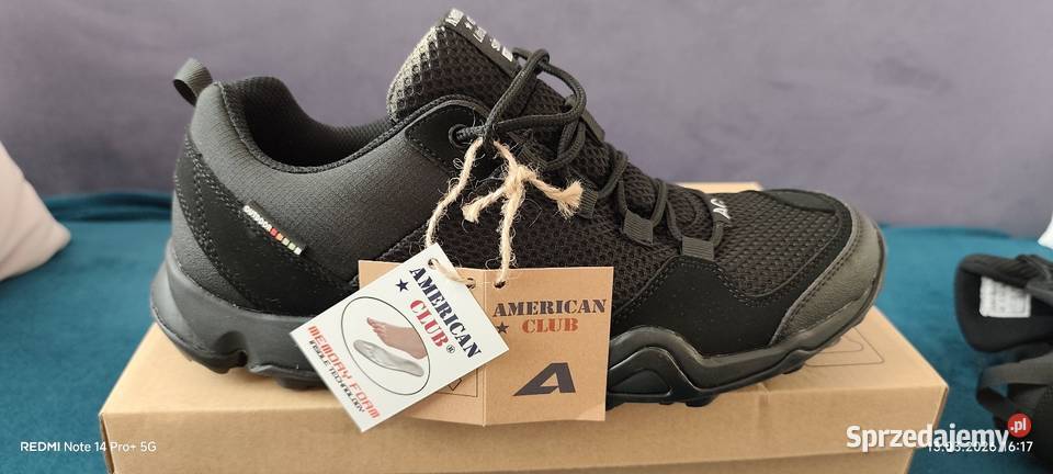 Buty męskie American Club rozmiar 43 czarne czarny Warszawa