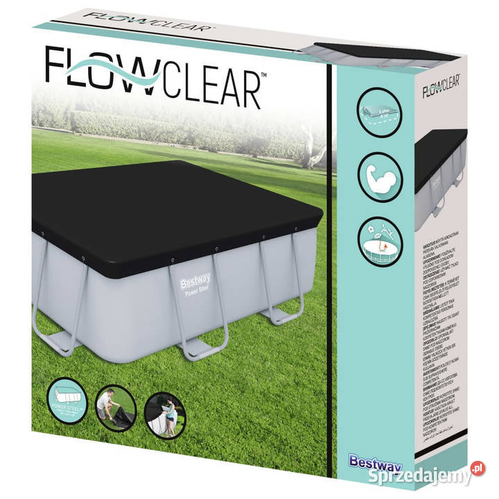 Bestway Pokrywa na basen Flowclear 269 x 179 mazowieckie Warszawa