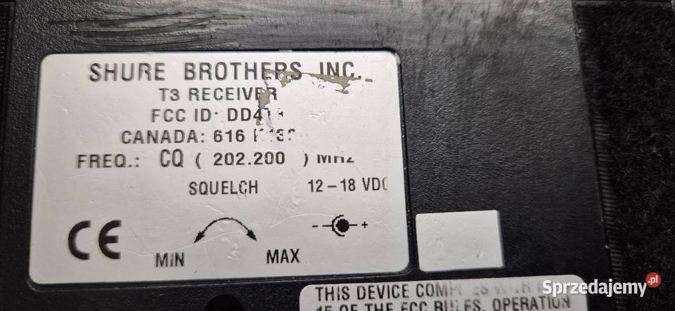 Odbiorniki i nadajniki shure bezprzewodowe Konin
