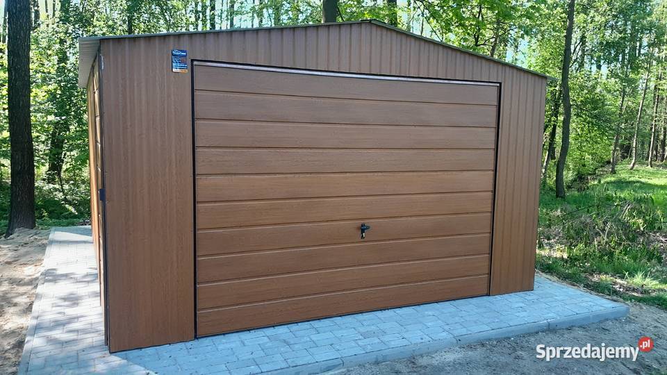 Garaż blaszany 4x5 drewnopodobny Piła