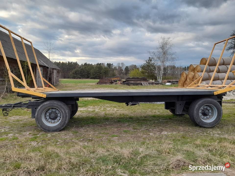 Przyczepa transportowa platforma laweta do bel Curyn