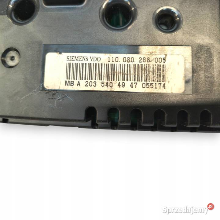 LICZNIK ZEGARY A2035404947 Mercedes W203 22 27 osobowe Chełm
