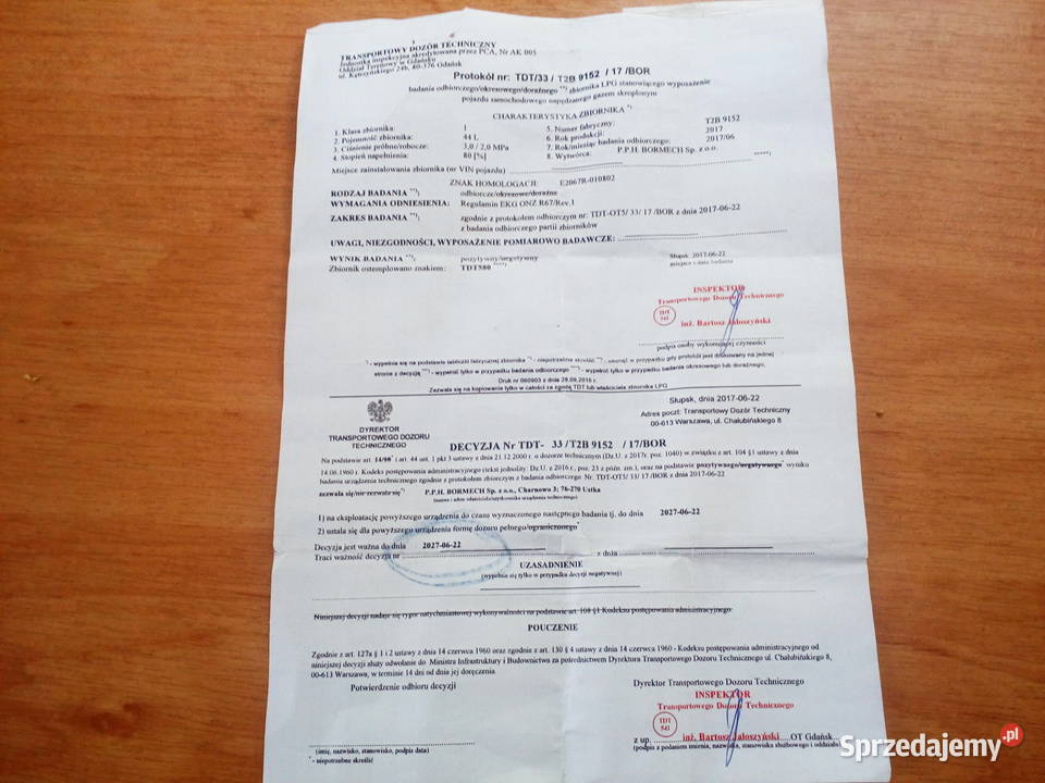 Zbiornik lpg butla gazowa 44 litry Połaniec