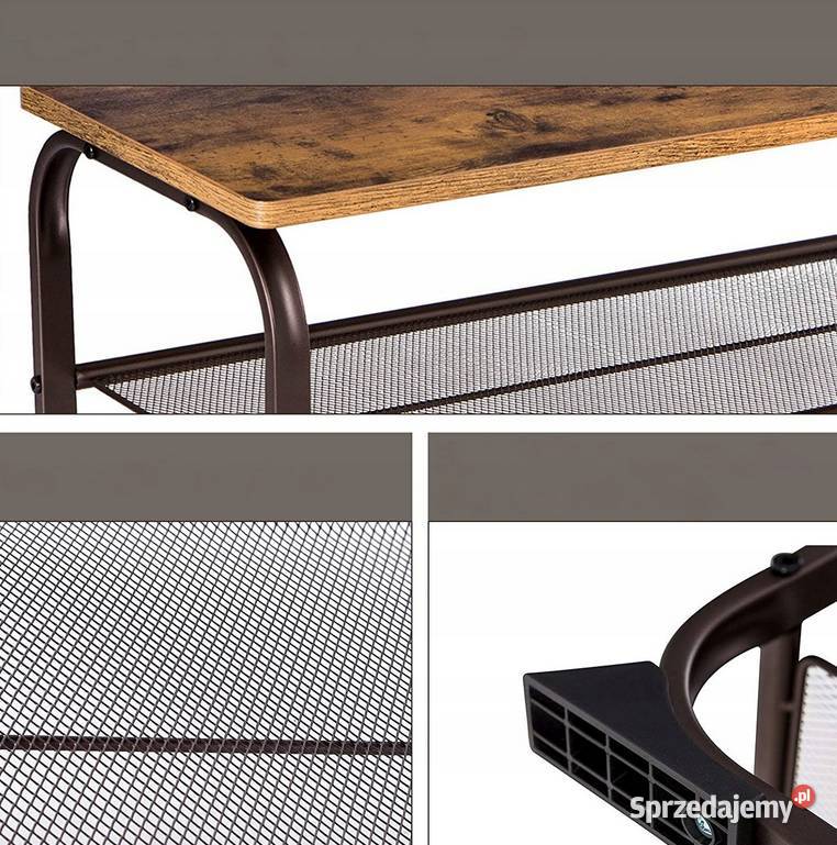 Szafka na Buty z Siedziskiem Ławka Rustykalna Szafy, regały, półki