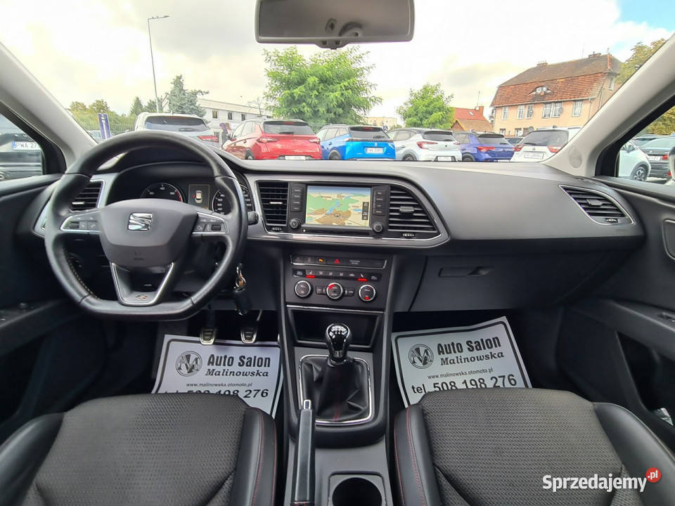 Seat Leon FR Navi 2xPDC Grzane Fotele Półskóry Rok produkcji 2015 Wągrowiec