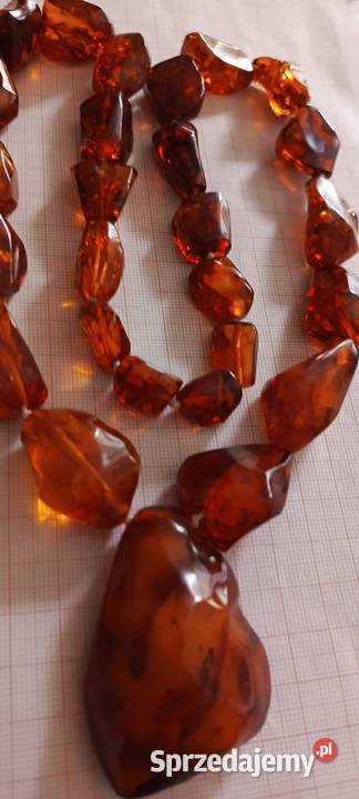 Naszyjnik Bursztyn Vintage Białystok