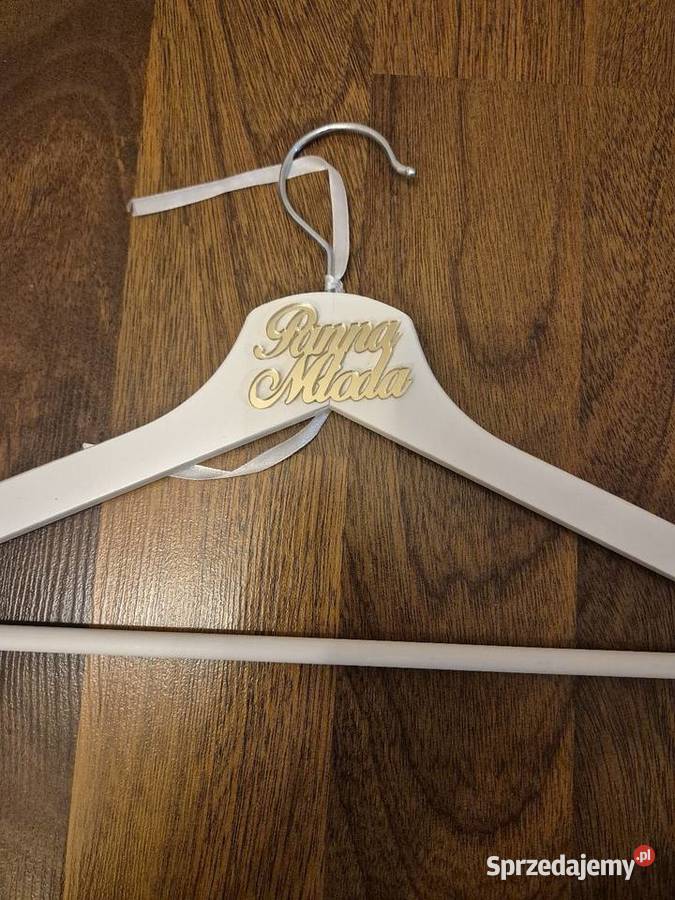 serdecznie sprzedam wieszak Panna Młoda biały Kraków