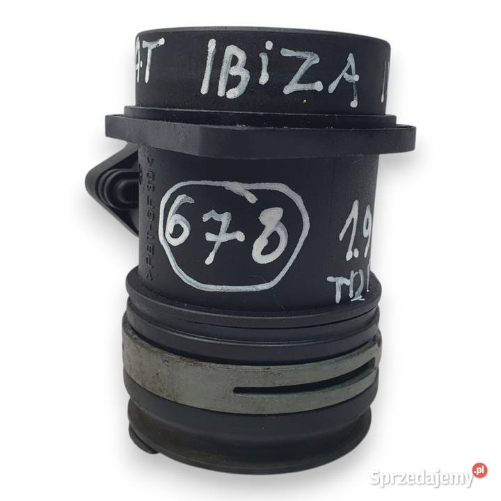 PRZEPŁYWOMIERZ Seat Ibiza III 19 TDI 038906461B osobowe Części samochodowe lubelskie Chełm