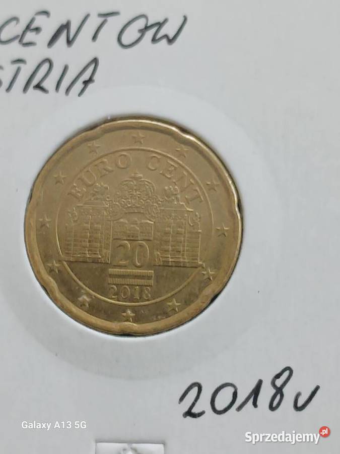 20 Eurocentów Austria 2018 r Konin