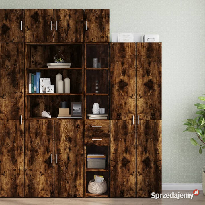 Wąska szafka przydymiony dąb 30x425x225 mazowieckie Warszawa