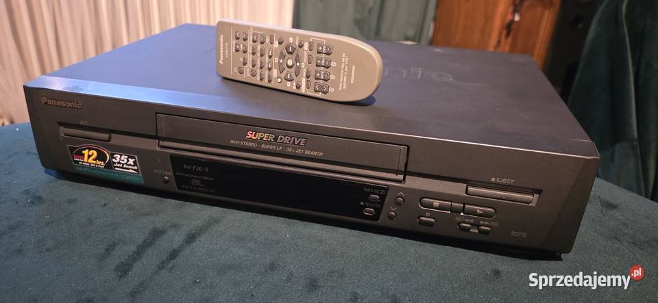 Magnetowid Panasonic NVFJ618 HiFi stereo z warmińsko-mazurskie Pasym