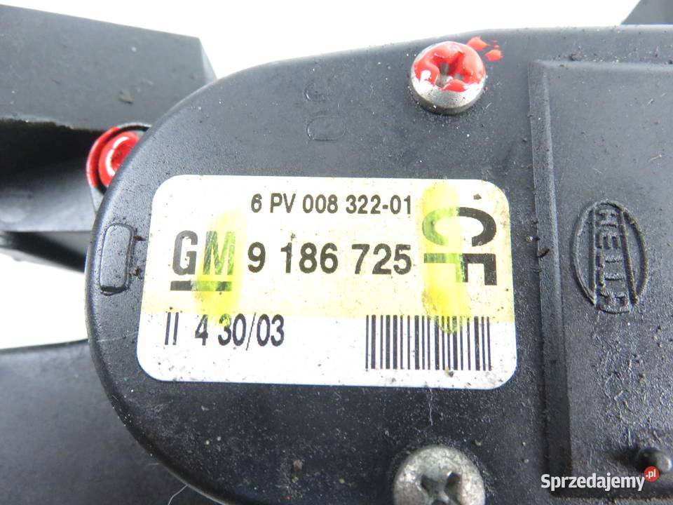 POTENCJOMETR GAZU OPEL VECTRA C 22 DTI 9186725CF osobowe małopolskie