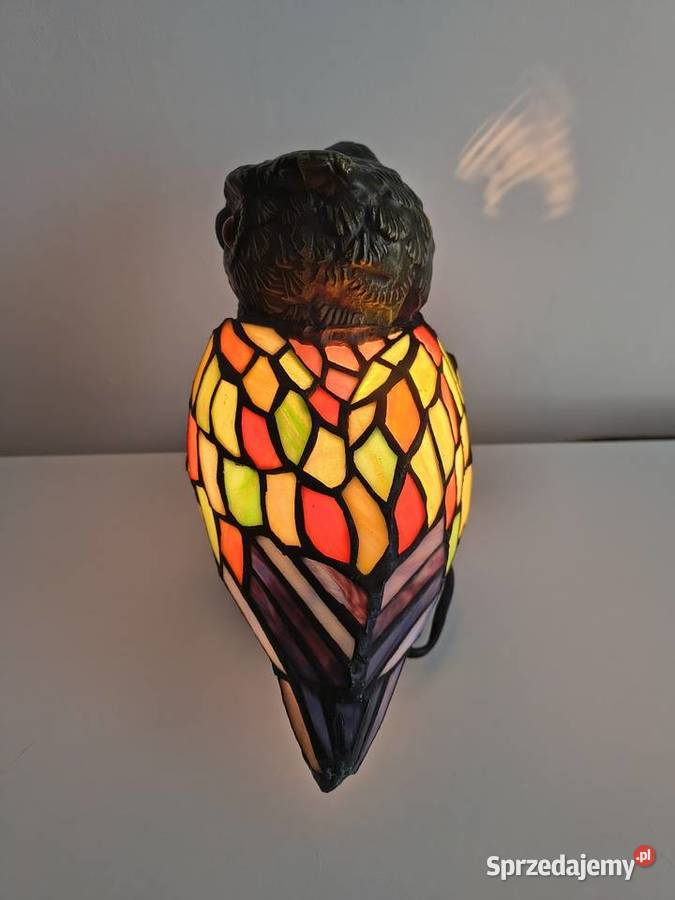 Tiffany lampa witrażowa stołowa nocna biurowa Oświetlenie