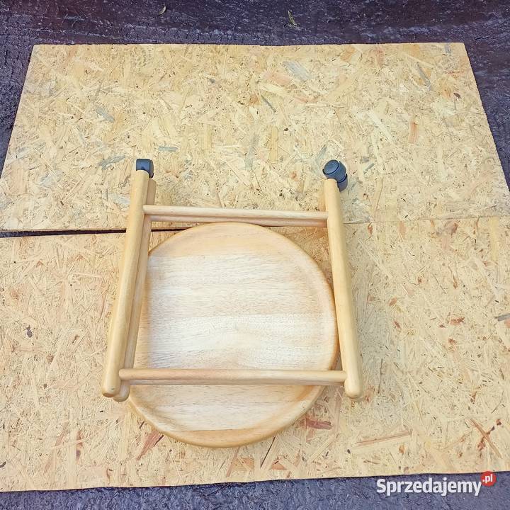 Stolik Kawowy Okrągły Składany Wilofunkcyjny