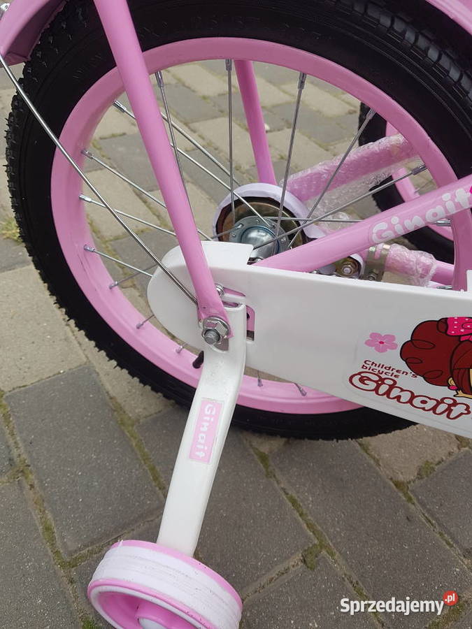 Rower dziecięcy 16 Rowerek różowy Ginait 4