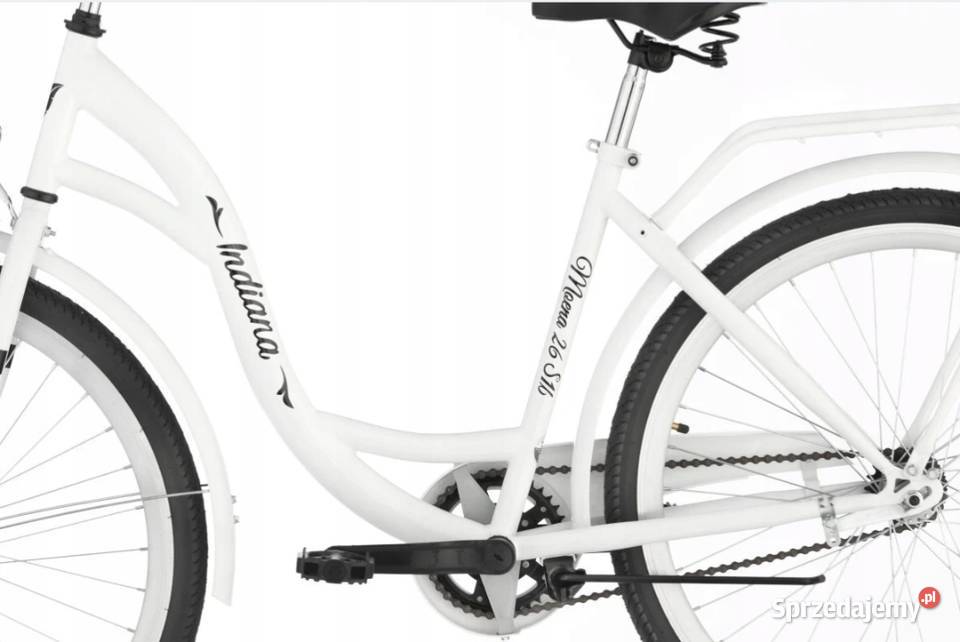 Rower miejski INDIANA Moena S1B 26 damski Biały Września