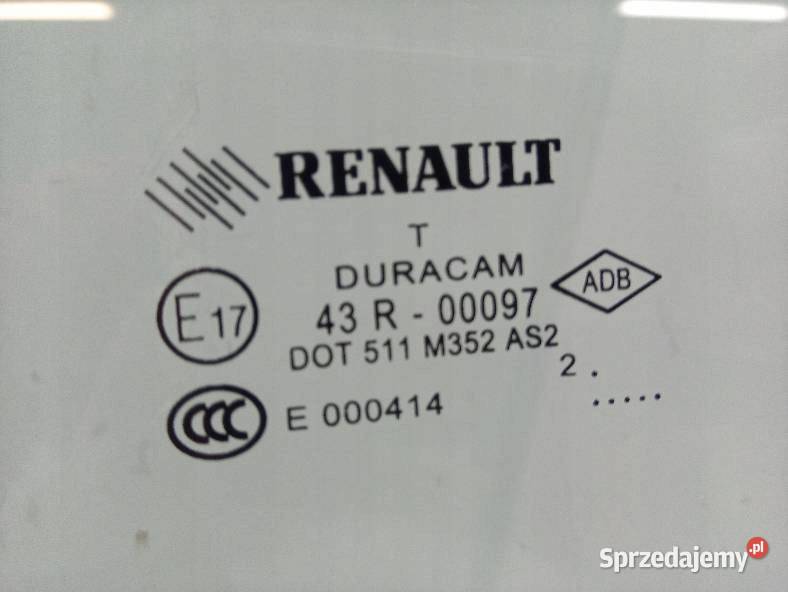 SZYBA DRZWI LEWY PRZÓD SEDAN 5D Renault Fluence