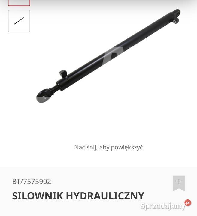Siłownik dwustronnego działania BT7575902 wysuw
