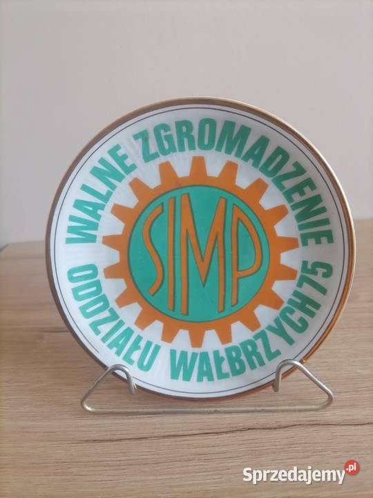 Talerz Patera Kolekcjonerska SIMP Wałbrzych