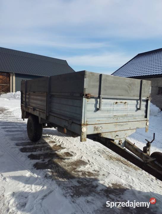 Przyczepa jednoosiowa rozrzutnik Autosan d50