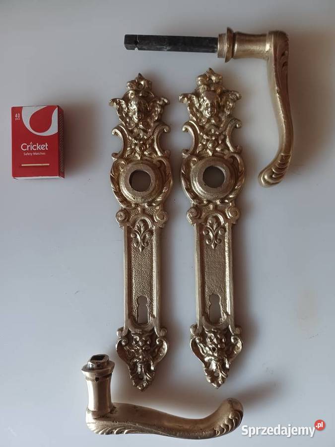 Klamki i szyldy mosiężne wielkopolskie Poznań