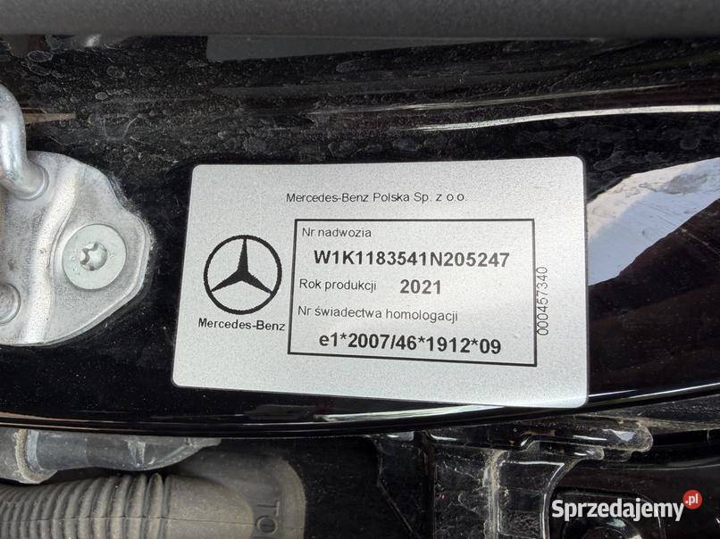 MERCEDESBENZ AMG CLA 45 S 2021 199100 ccm 310 Warszawa