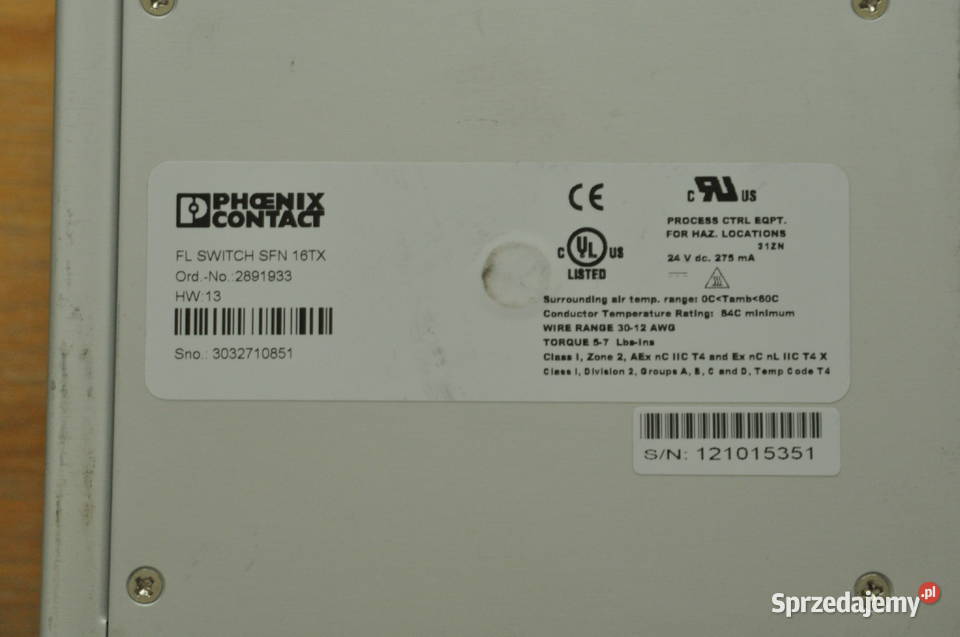 Phoenix Contact FL Switch SFN 16TX Osieki