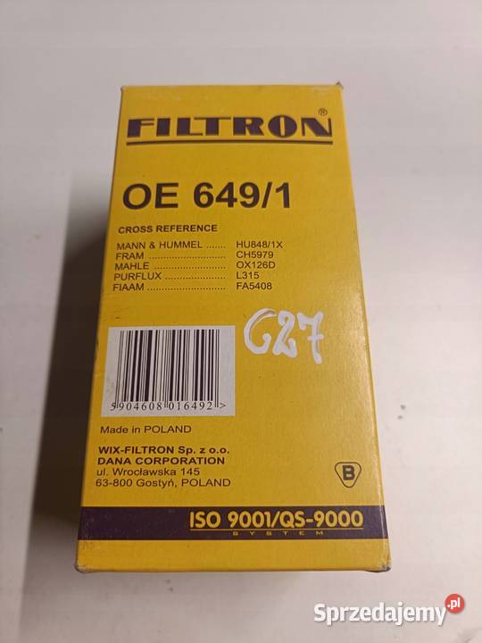 FILTR OLEJU BMW E36 E34 E39 E38 Land Rover Opel