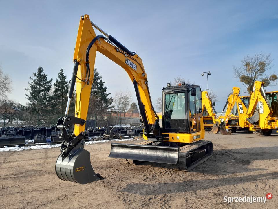JCB 86C1 2017R KOPARKA GĄSIENICOWA 85Z1 8085 CAT Dodatkowy osprzęt Krotoszyn