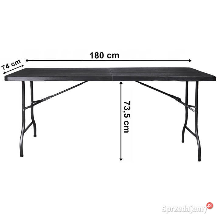 Duży stół składany ogrodowy cateringowy Poznań