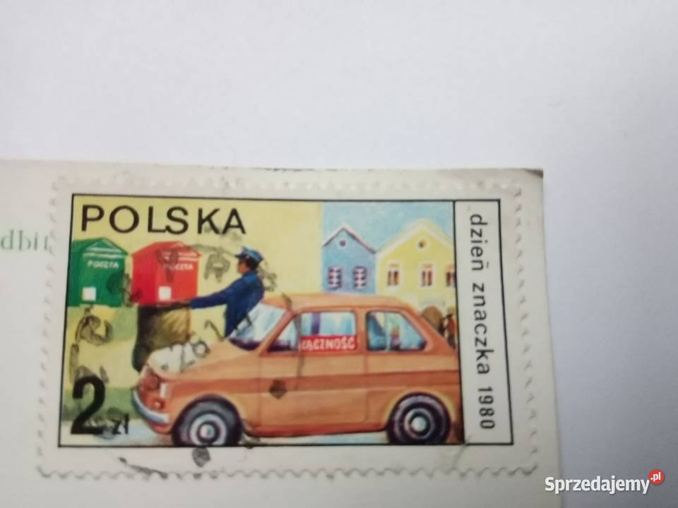 Pocztówka Mała Jaworzyna 1981r Znaczek Dąbrowa Górnicza