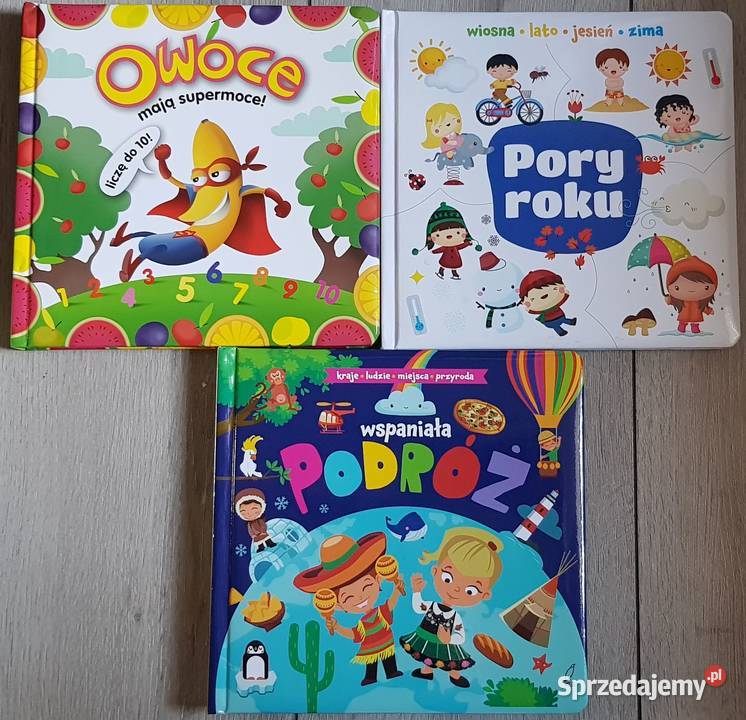 Owoce mają supermoce Wspaniała podróż Pory roku Książki dla dzieci Ząbki