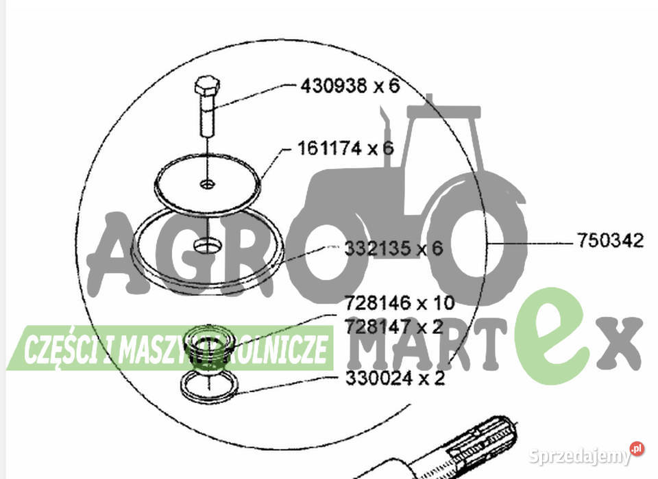 750342 ZESTAW NAPRAWCZY POMPY HARDI