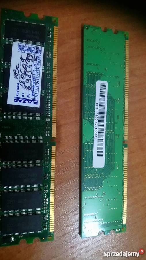 Kości pamięci RAM 1GB Grodzisk sprzedam