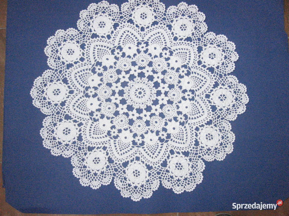serweta szydełkowa biały wielkopolskie Ostrów Wielkopolski