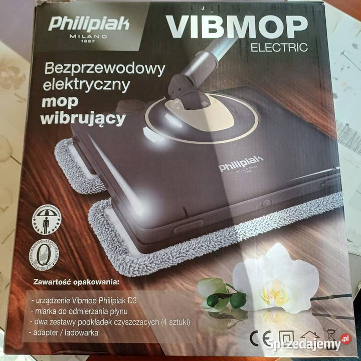 Mop elektryczny bezprzewodowy wibrujący Wibmop
