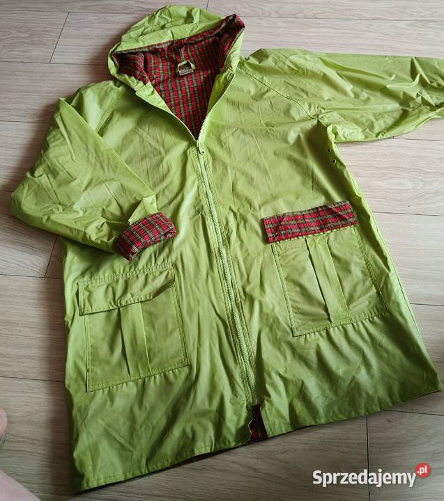 Kurtka przeciwdeszczowa kanarkowa pomorskie Gdańsk
