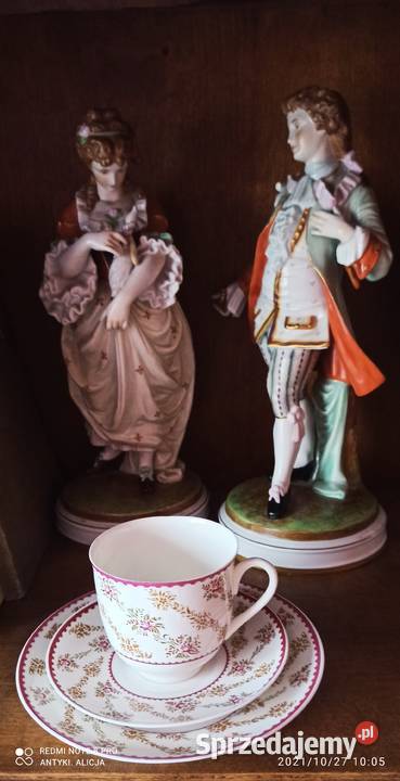 Filiżanka z talerzykiem deserowym Łomonosow Gdańsk