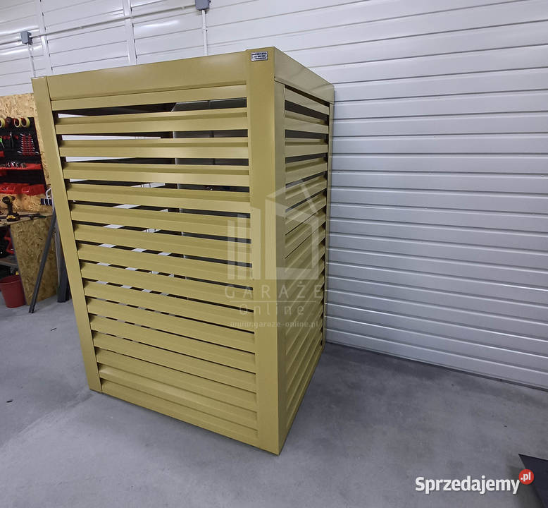 Osłona pompy ciepła 90x40x140 żółty Zabudowa Siedlce