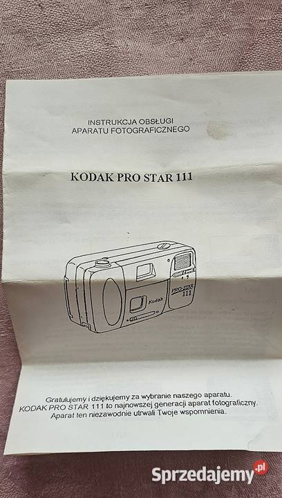 Aparat fotograficzny analogowy Kodak Prostar 111 Kraków