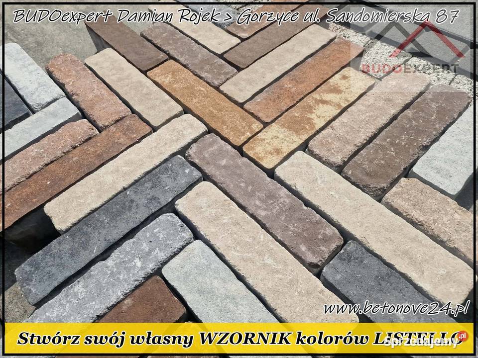 Kostka brukowa Forbet LISTELLO 6 Piryt Silver Kostka brukowa Stalowa Wola