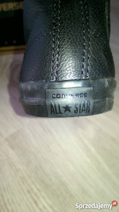 converse skórzane ocieplane czarne dolnośląskie