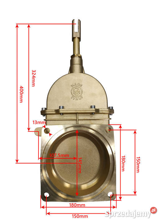 ZASUWA Beczkowozu MZ 6 2x Flansza Kołnierze Hydraulika Solec Kujawski