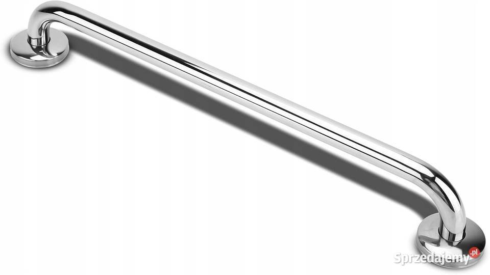 Srebrny WIESZAK Uchwyt drążek ŚCIENNY NA RĘCZNIK