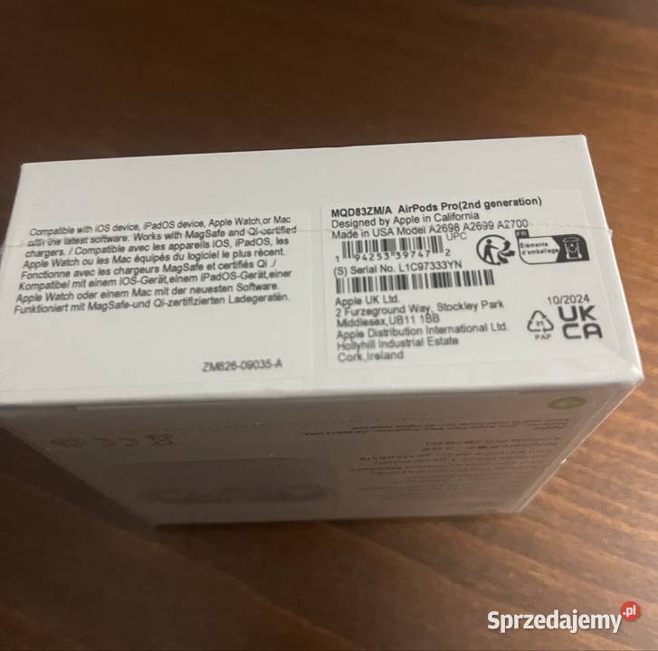 Słuchawki AirPods Pro 2 nowe zapakowane warmińsko-mazurskie Iława
