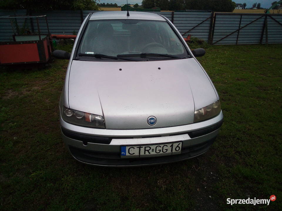 Fiat Punto 2 1 9d 60 klimatyzacja skórzana autoalarm Brąchnowo