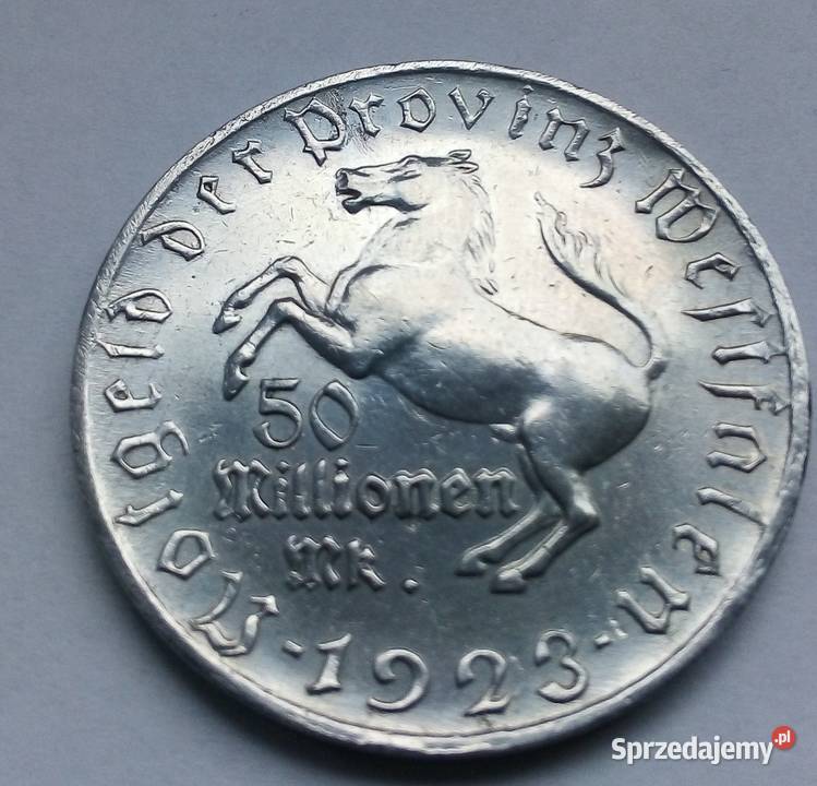 NIEMCY50 MILIONÓW MAREK1923 rALWESTFALIA STEIN mazowieckie Legionowo