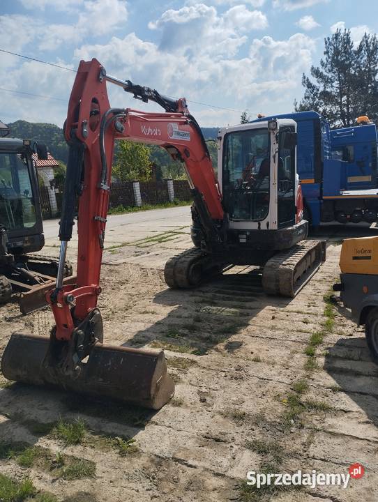 minikoparka kubota u48 5 ton Koparki Maszyny budowlane Sucha Beskidzka
