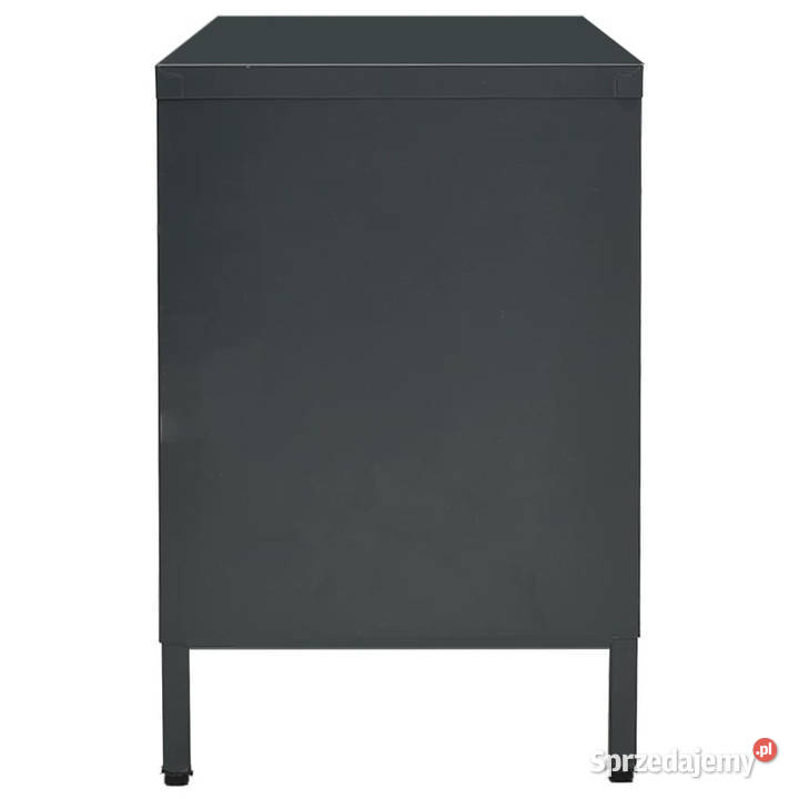 Szafka pod telewizor antracytowa 105x35x52 stal Warszawa