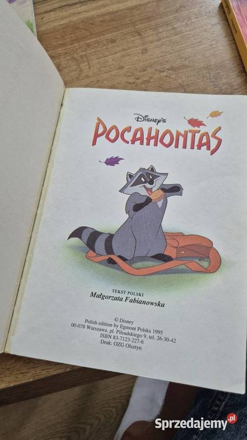Książki Disney Egmont Piękna i Bestia Pocahontas miękka Książki dla dzieci pomorskie Gdańsk